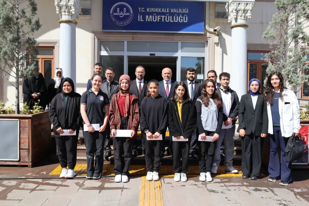 Kırıkkale’de dereceye giren öğrenciler ödüllendirildi