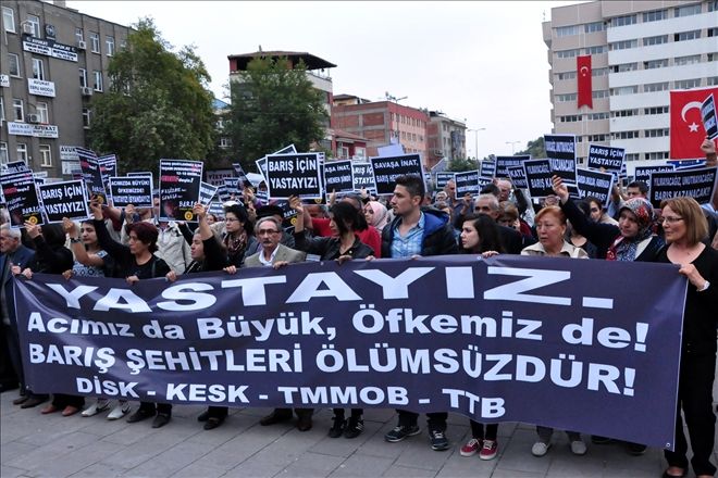 Öfkeliyiz, yastayız, isyandayız!
