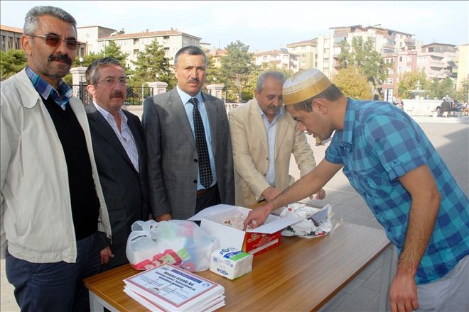 Hüseyinbeyobası sakinleri, şehitler için buluştu