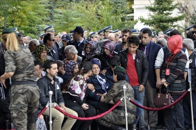 Deliceli şehidimizi Ankara´da uğurladık