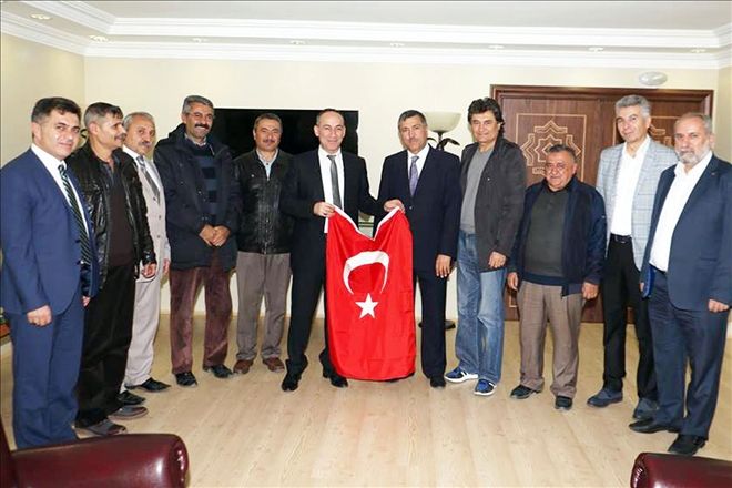 Başkan´a teşekkür ziyareti