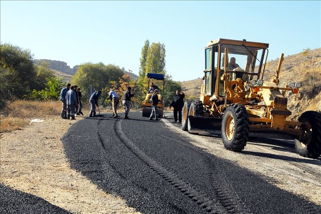 Bahşılı Belediyesinde asfalt çalışması