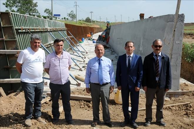 Silah OSB inşaatında yoğun çalışma