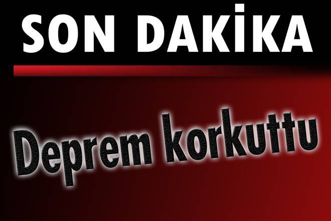 Yine deprem... Yine deprem... Yine deprem...