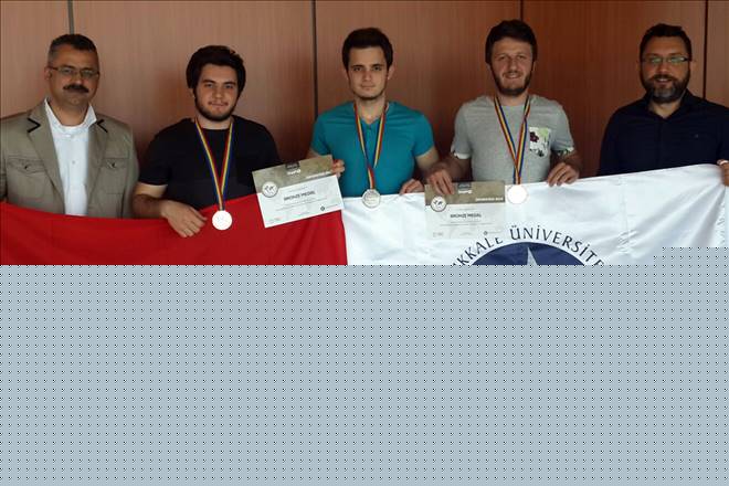 Mekatronik Topluluğu madalyayla döndü