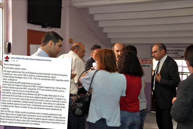 İHD?li gözlemciler okula girmeye çalışınca!
