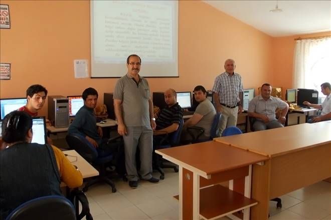 Bahşılı´da engellilere yönelik bilgisayar kursu