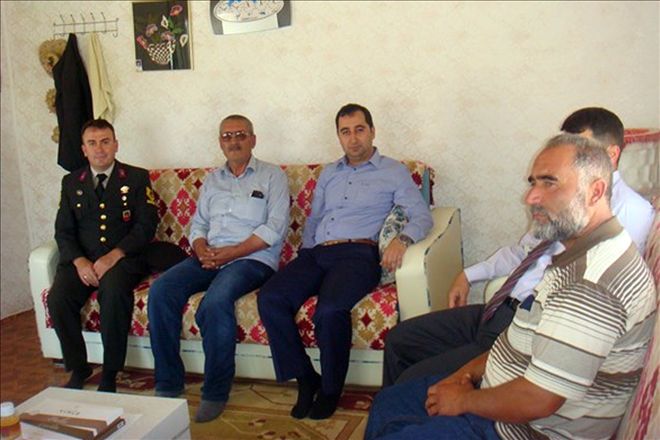 Çelebi Kaymakamı şehit ailesini ziyaret etti