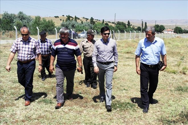 Örnek köy için park alanı yaptılar