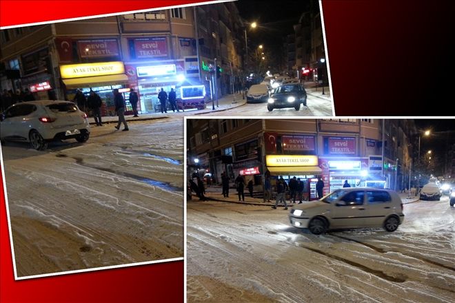 15 dakikalık kar perişan etti