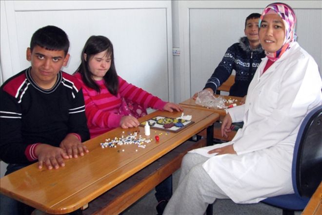 Engellilerden üretime katkı