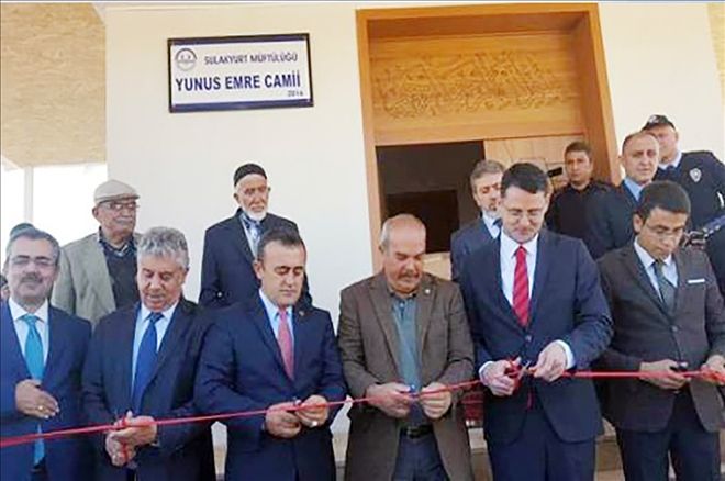 Sulakyurt Yunus Emre Camii dualarla açıldı