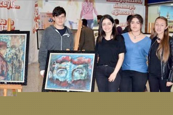 AGSL´li öğrencilerin resim sergisi adeta büyüledi