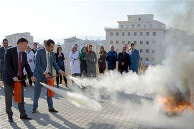 Halk Sağlığında yangın tatbikatı