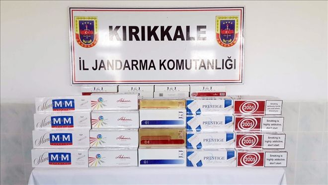 Jandarma´dan kaçak sigara operasyonu