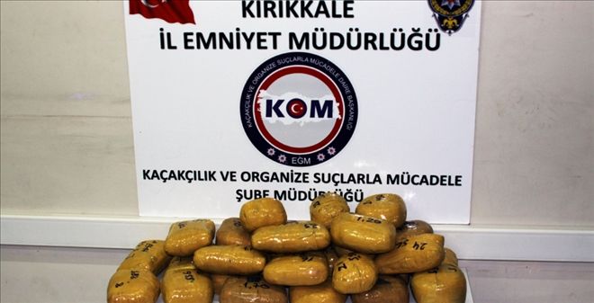 26 kilogram esrar ele geçirildi