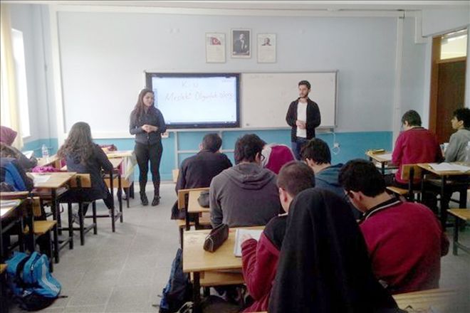 Öğrencilerden olgunluk eğitimi