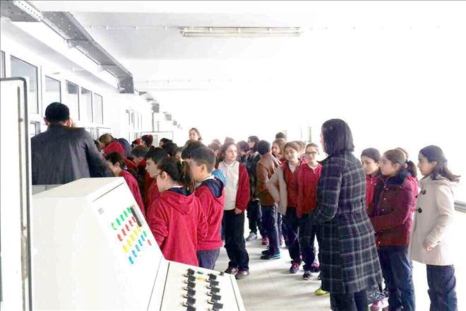 Özel Gazili öğrenciler Su Arıtma Tesisini gezdi
