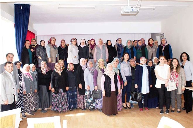 Kadın çiftçiler bilgilendirildi