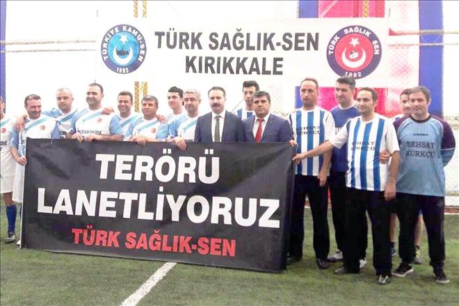 Sağlıkçılardan futbol turnuvası