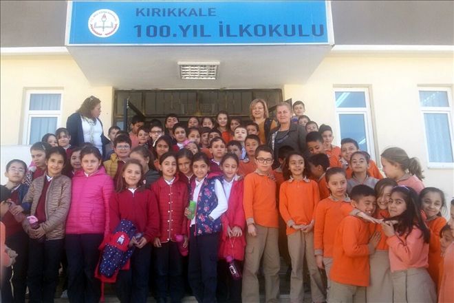 Özel Gazili minikler 100. Yıl İlkokulunu ziyaret etti