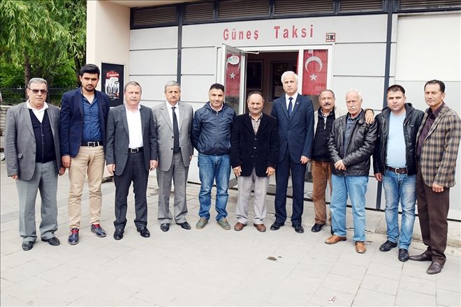 Taksici ve minibüsçü esnafın derdi bizim birinci önceliğimiz