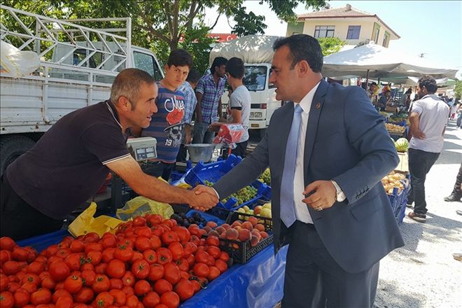 Halk ondan, o da halkından memnun