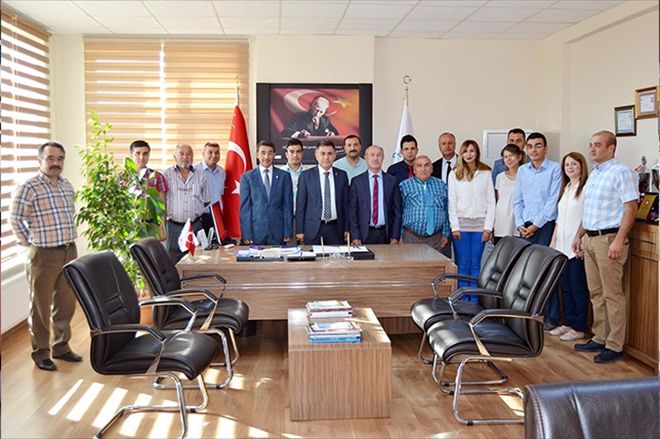 Gençlik Spor personeli İlk mesaide bayramlaştı