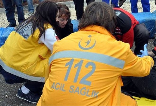 Kimeski Kavşağında feci kaza