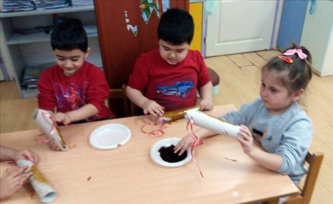 Minik kuşların minik dostları