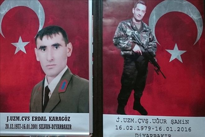 Şehitlerimiz Karagöz ve Şahin dualarla anıldı