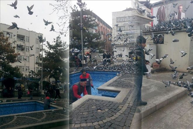 Park dezenfekte ediliyor