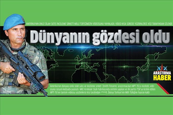 Dünyanın gözdesi oldu