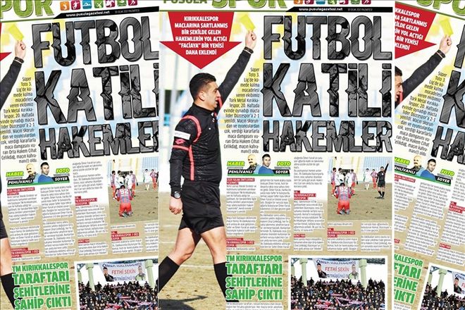 Futbol katili hakemler