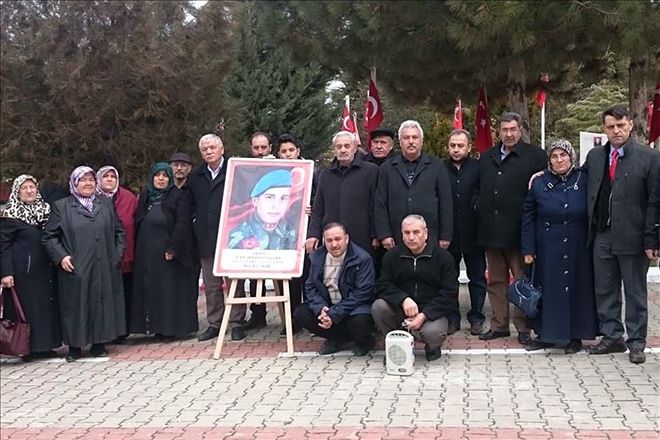 Şehit Ülger´i dualarla andık