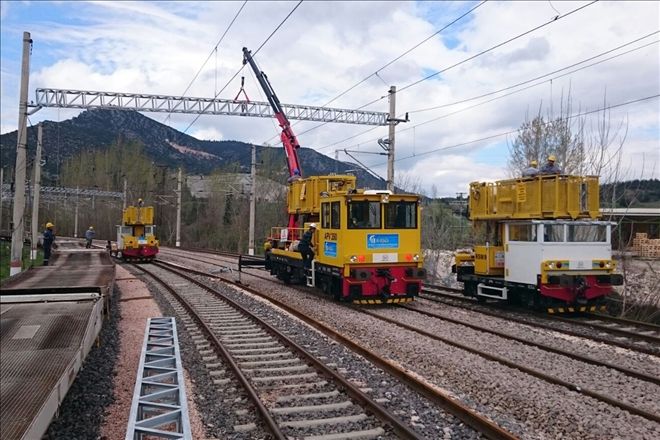 Demiryolu hattına elektrik verilecek