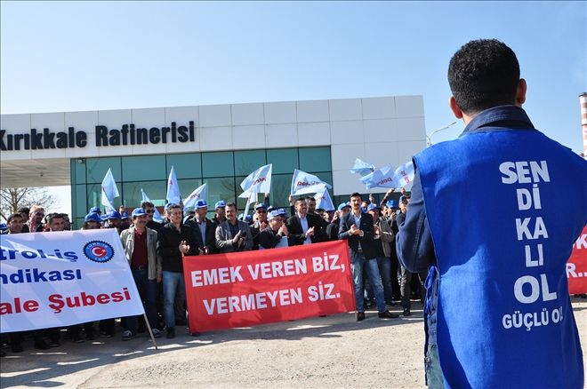 Emek veriyoruz, ekmeğimizi verin