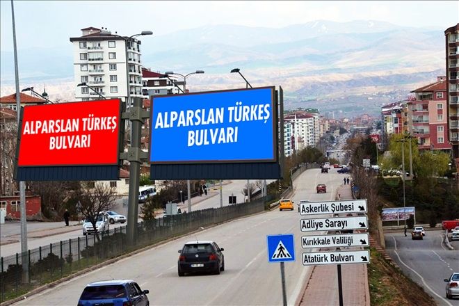 Samsun Bulvarının ismi yeniden Alparslan Türkeş Bulvarı