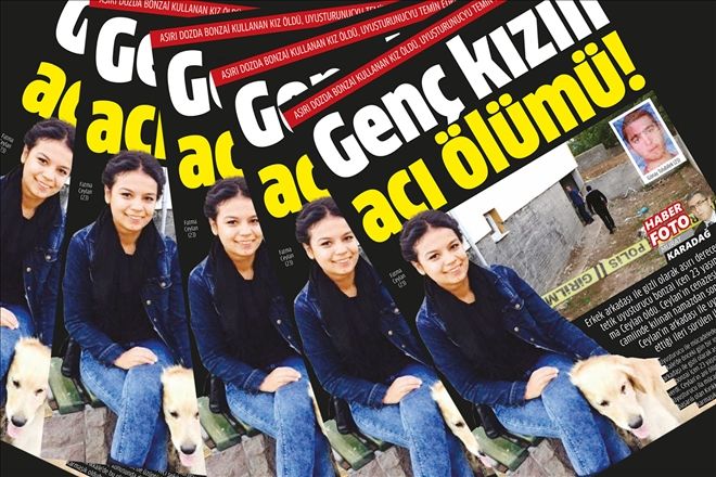 Genç kızın acı ölümü!