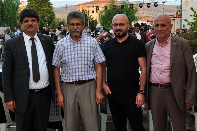 Bahşılı halkını bir araya getiren iftar