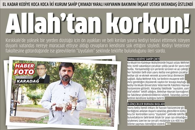 Allah´tan korkun!