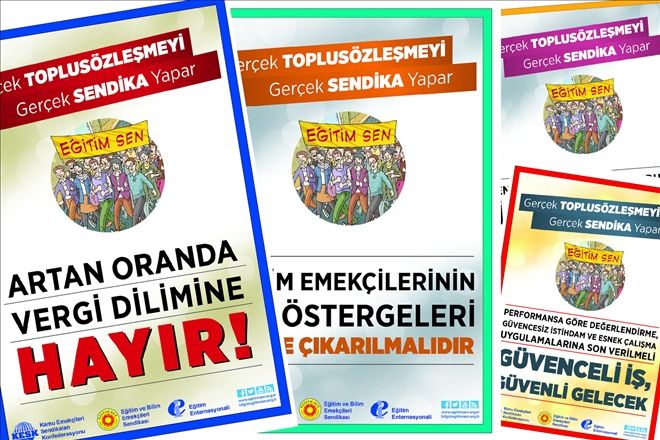 Grevli gerçek toplu sözleşme hakkımızdır!