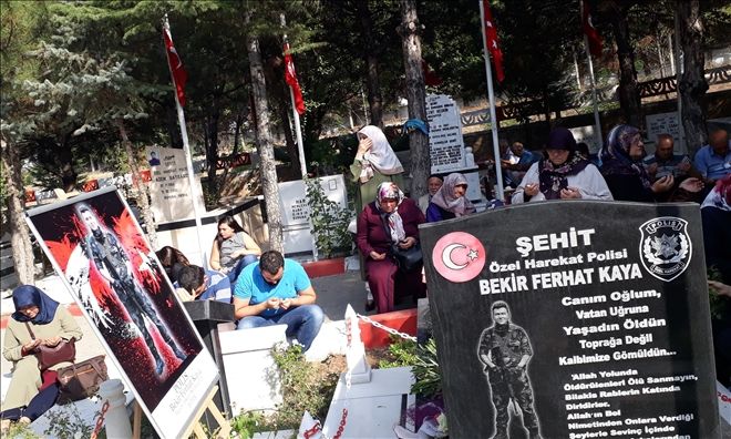 Şehit Polis Kaya şehadetinin 2´nci yılında dualarla anıldı