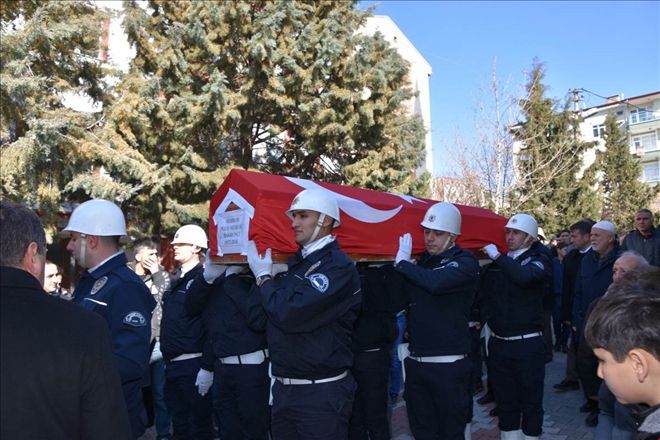 Görev şehidi polis, dualarla uğurlandı