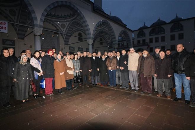 Askerler için dua ettiler
