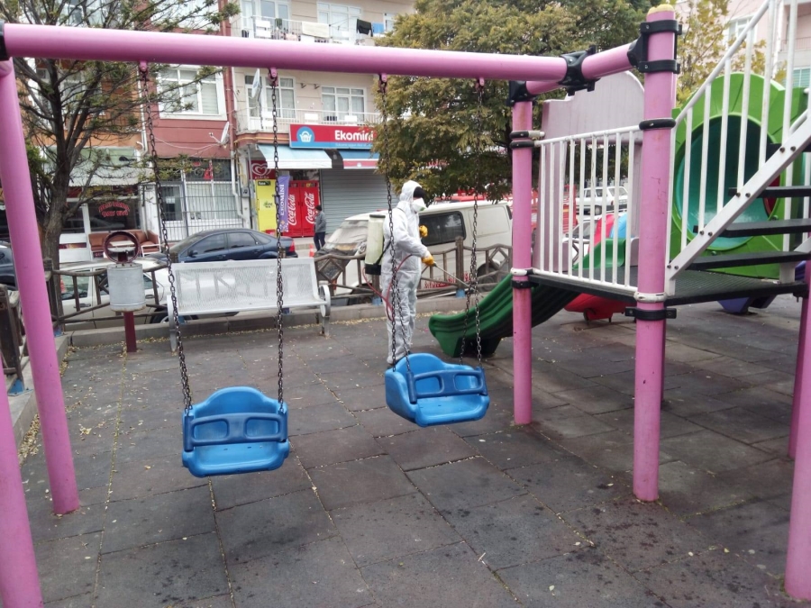 KIRIKKALE BELEDİYESİ DEZENFEKTE ÇALIŞMALARINA DEVAM EDİYOR