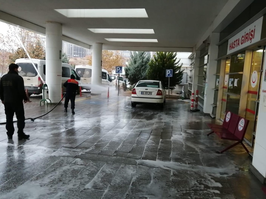 KIRIKKALE BELEDİYESİ DEZENFEKTE ÇALIŞMALARINA DEVAM EDİYOR 