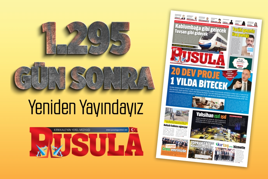 1.295 GÜN SONRA YAYINDAYIZ