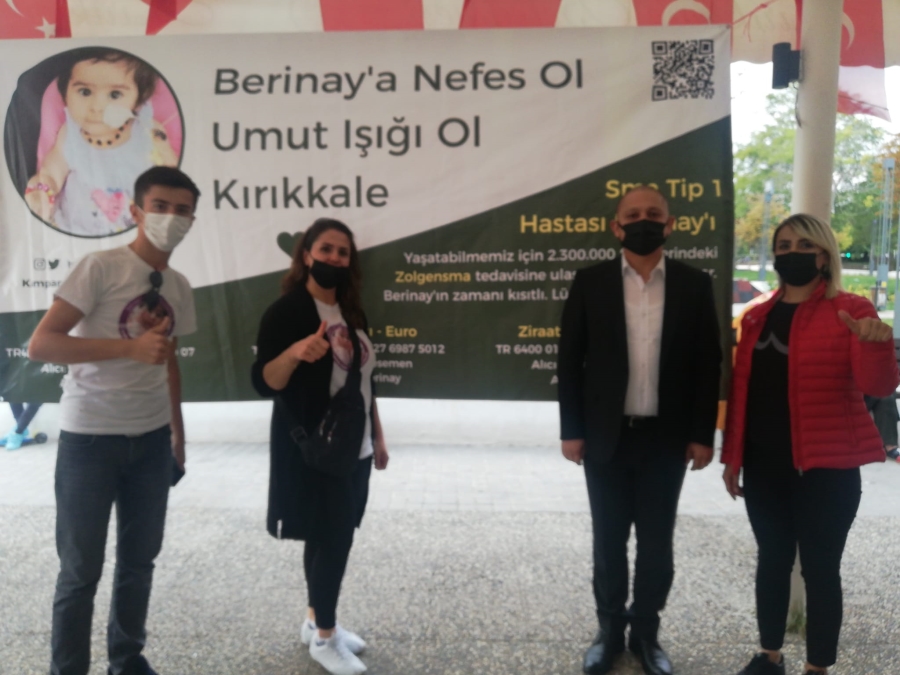 Berinay bebek için kermes düzenlendi