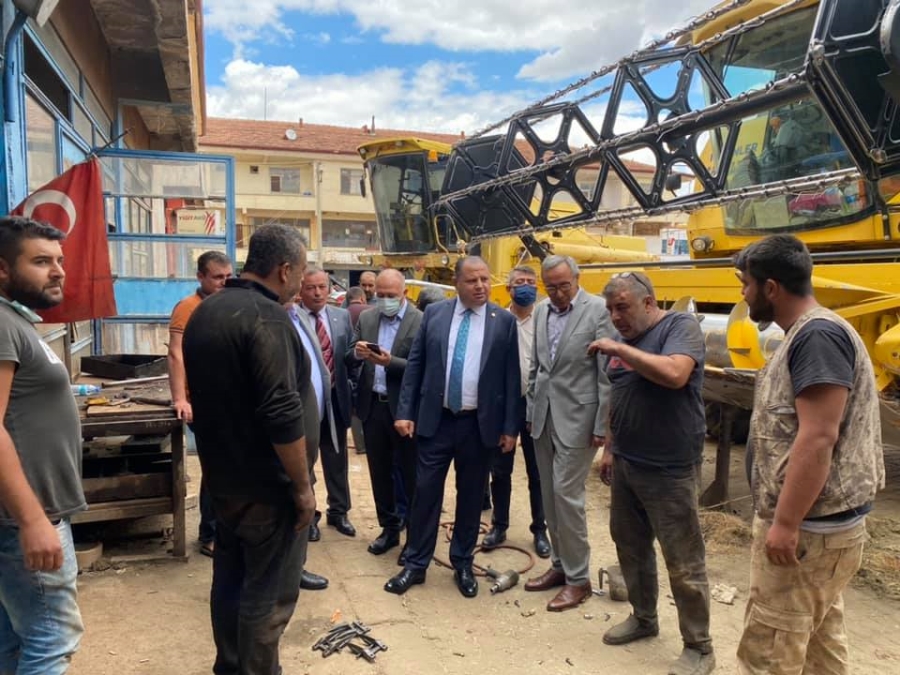 MHP İLÇE ZİYARETLERİNE DEVAM EDİYOR 